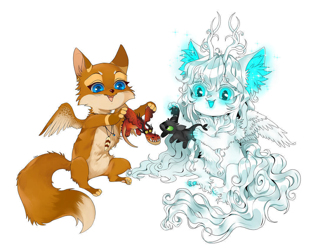 2 Creatures Chibified 2 Creatures Chibified